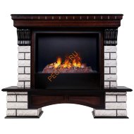 Электрокамин RealFlame Country Rock 26 AO с Black вставкой + 3D Cassette 630 Электрокамин RealFlame Country Rock 26 AO с Black вставкой + 3D Cassette 630