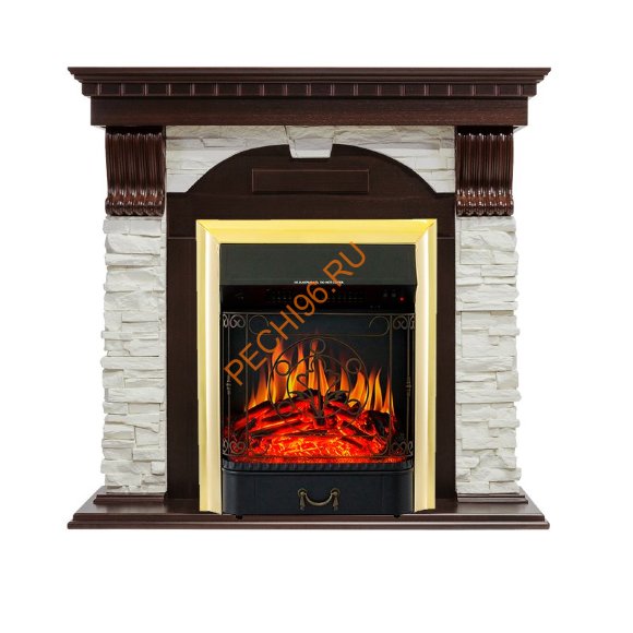 Электрокамин Royal Flame Dublin Темный дуб с очагом Majestic FX
