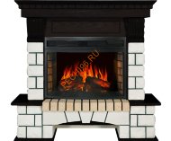 Электрокамин Royal Flame Pierre Luxe венге/белый с очагом Dioramic 25 LED FX Электрокамин Royal Flame Pierre Luxe венге/белый с очагом Dioramic 25 LED FX