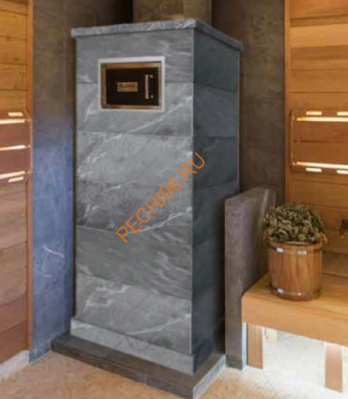 Печь банная газовая KLOVER RT-20RV 310S Талькомагнезит Стандарт с радиусными углами