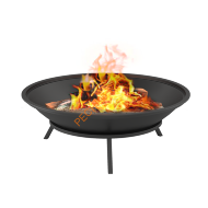 Чугунная Костровая чаша Везувий Fantastic D 1000 на подставке (чаша + подставка)