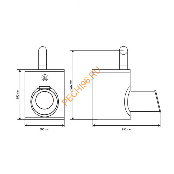 Дровяная печь IKI SL