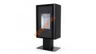 Печь-камин DEFRO HOME SOLUM TOP, 9кВт черная сталь Печь-камин DEFRO HOME SOLUM TOP, 9кВт черная сталь