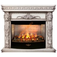 Электрокамин RealFlame Romano 33 WT с очагом 3D Firestar 33 Электрокамин RealFlame Romano 33 WT с очагом 3D Firestar 33