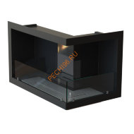 Биокамин угловой 500х1000х520 мм, стемалит, стекло тонированное Биокамин угловой 500х1000х520 мм, стемалит, стекло тонированное