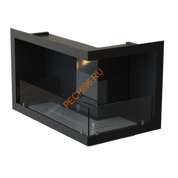 Биокамин угловой 500х1000х520 мм, стемалит, стекло тонированное Биокамин угловой 500х1000х520 мм, стемалит, стекло тонированное