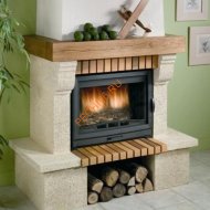 Дровяной камин CHAZELLES СS10 с топкой SOLO V70