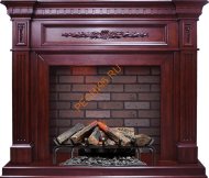 Электрокамин Dimplex Luxemburg с очагом Silverton темная вишня Электрокамин Dimplex Luxemburg с очагом Silverton темная вишня