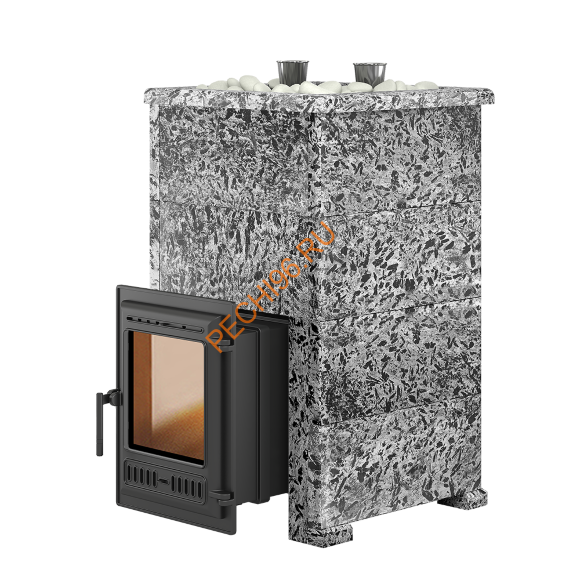 Печь банная Эверест Steam Master 38 Чугун Пироксенит Элит, S-40