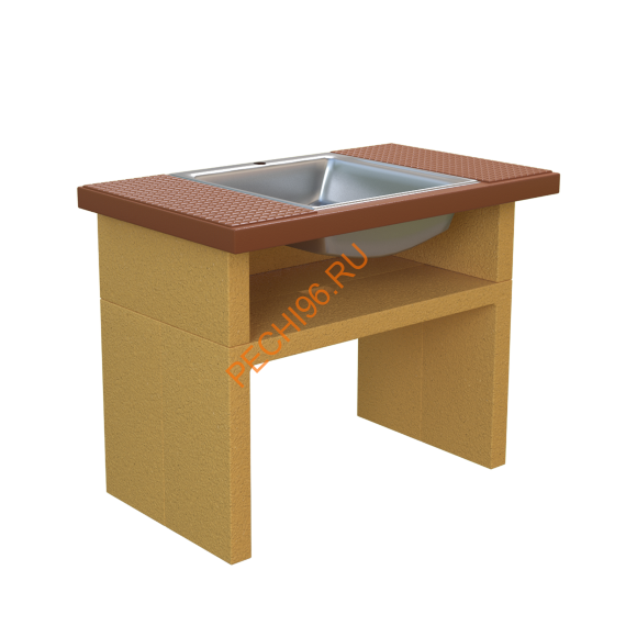 Стол мойка Барбекю центр Боярыня песочный