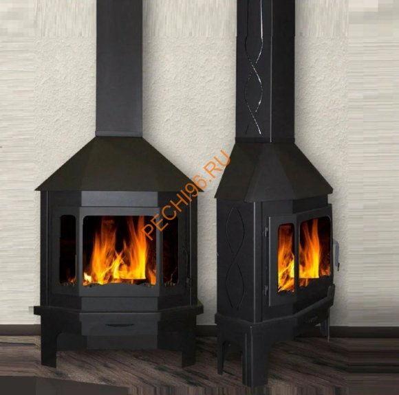 Печь-камин ЭкоКамин Мюнхен пристенно-угловой Печь-камин ЭкоКамин Мюнхен пристенно-угловой