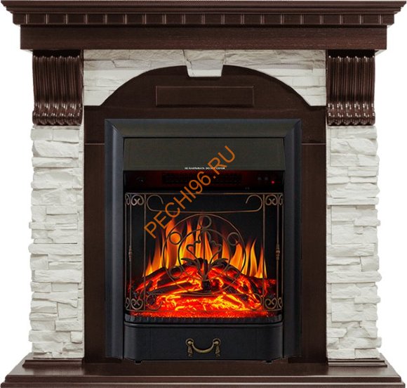 Электрокамин Royal Flame Dublin Темный дуб с очагом Majestic FX