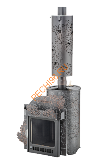 Печь банная Ферингер Малютка ПФ в кожухе Дубы