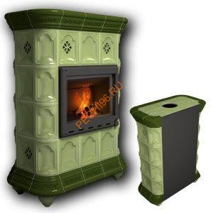 Печь-камин КимрПечь Истра пристенный Олива Печь-камин КимрПечь Истра пристенный Олива