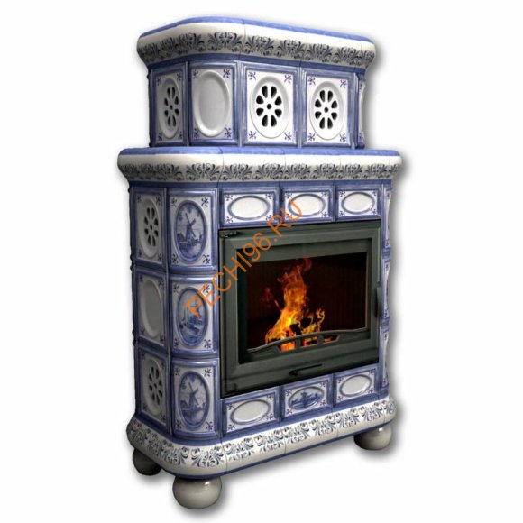 Печь-камин КимрПечь Медальон центральный двухъярусный Голландия