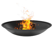 Чугунная Костровая чаша Везувий Fantastic D 1000