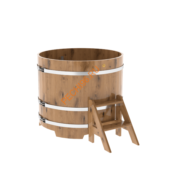 Купель для бани BentWood круглая из дуба Рустик, D1,17м