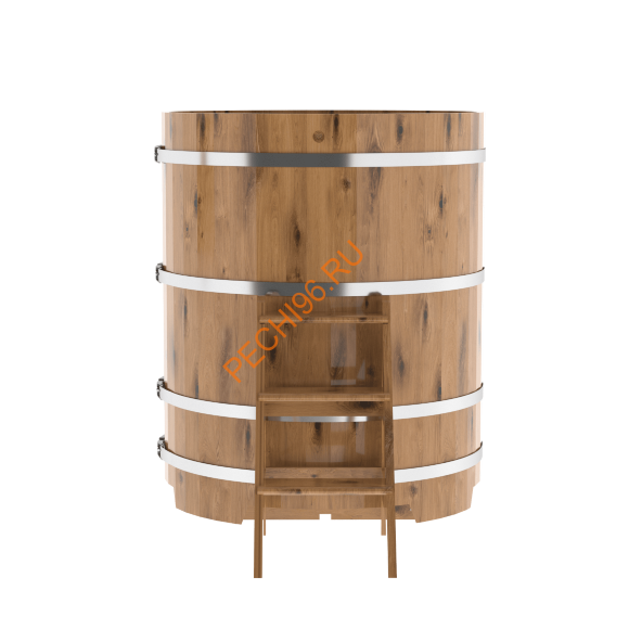 Купель для бани BentWood круглая из дуба Рустик, D1,17м