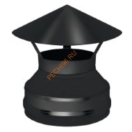 Оголовок Везувий BLACK (AISI 430/0,5мм) d 120/200 мм Оголовок Везувий BLACK (AISI 430/0,5мм) d 120/200 мм