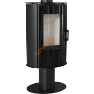 Печь-камин KRATKI KOZA/AB/S/N/O/DR/GLASS сталь, поворотная