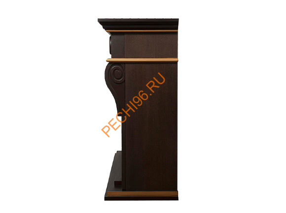 Электрокамин Electrolux EFP/P-3020LS с порталом Firelight Vittoriano 30, темный дуб с патиной