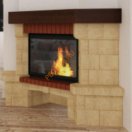 Каминная облицовка Кипр 800 угловая 90°