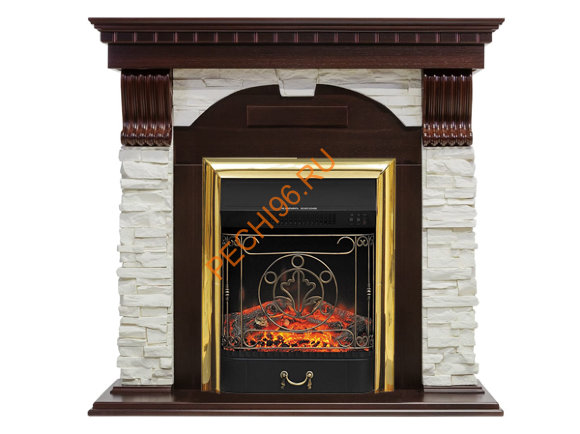 Портал Royal Flame Dublin арочный сланец белый угловой под классический очаг Портал Royal Flame Dublin арочный сланец белый угловой под классический очаг