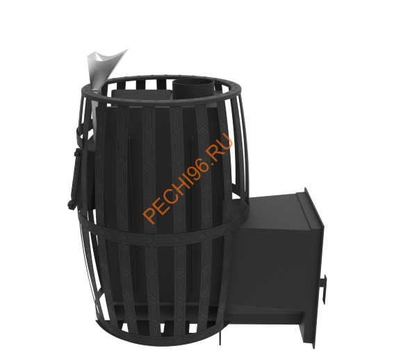 Печь-камин-сетка банная Витязь 18 Д-1 ЗК, сетка