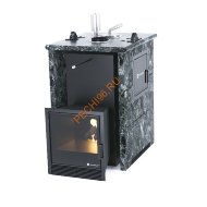 Печь банная ИзиСтим Анапа М2 в трёхстороннем кожухе из пироксенита