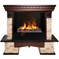 Электрокамин RealFlame Rockland 26 AO с Black вставкой + 3D Cassette 630 Электрокамин RealFlame Rockland 26 AO с Black вставкой + 3D Cassette 630
