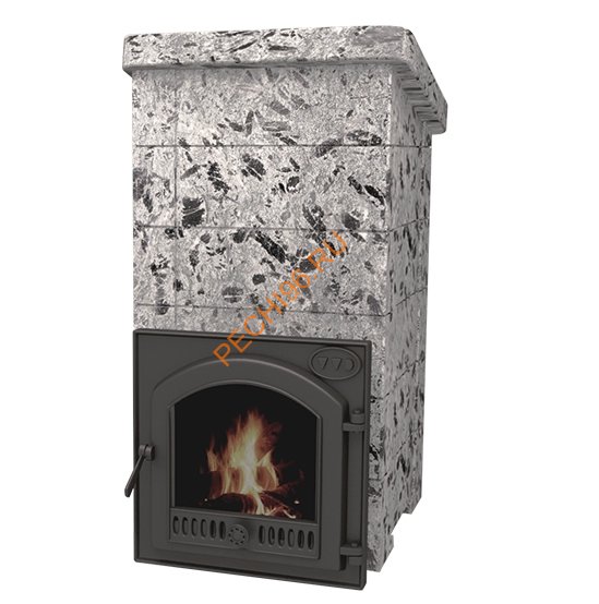 Печь банная Сударушка Семейная РК чугунный портал с ЧД серпентинит Премиум без фасок Печь банная Сударушка Семейная РК чугунный портал с ЧД серпентинит Премиум без фасок