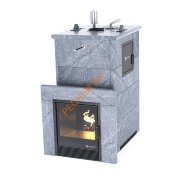 Печь банная ИзиСтим Геленджик М2 в кожухе из талькохлорита