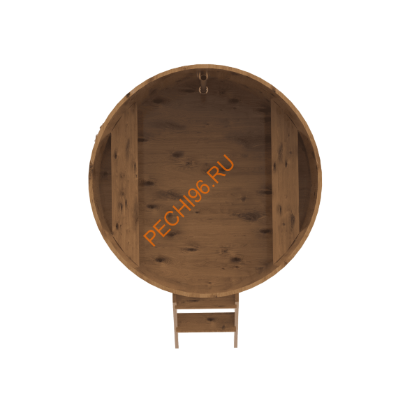 Купель для бани BentWood круглая из дуба рустик, h 1000мм