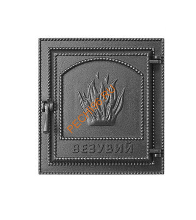 Дверка ВЕЗУВИЙ каминная 211 (Антрацит)