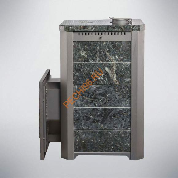 Печь банная Варвара Сказка, пироксенит, сталь 6 мм Печь банная Варвара Сказка, пироксенит, сталь 6 мм