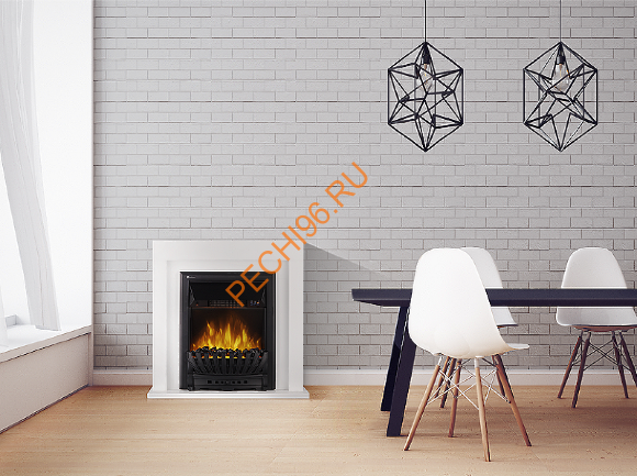 Электрокамин Electrolux Classic EFP/P-1020LS с порталом Firelight Simple Classic, белый