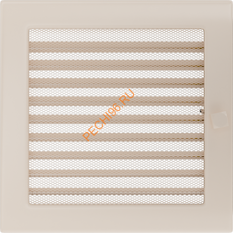Вентиляционная решетка Kratki 22KX 220х220 мм кремовый