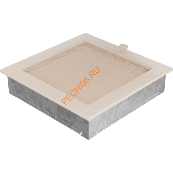 Вентиляционная решетка Kratki 22KX 220х220 мм кремовый