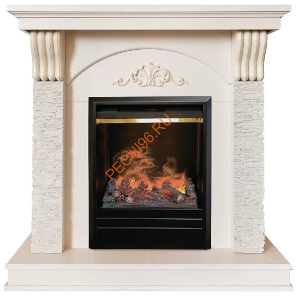 Электрокамин RealFlame Corfino STD/EUG WT/AO с очагом 3D Olympic