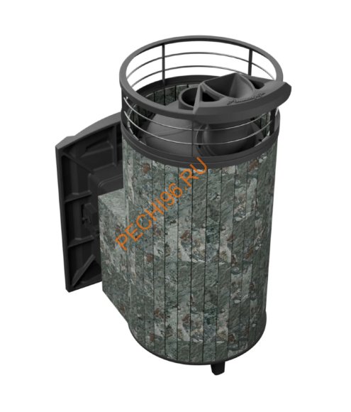 Печь банная Атмосфера XL Жадеит ламель+сетка, с тоннелем