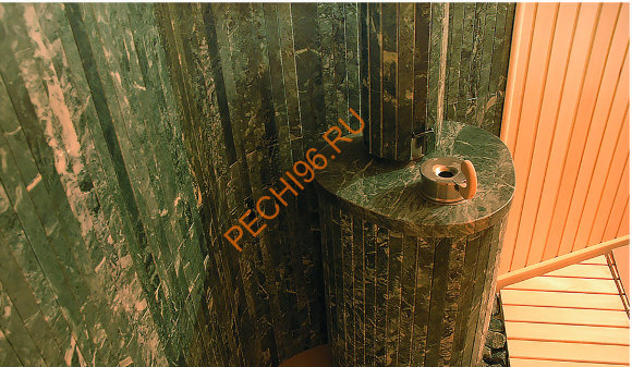 Фасад для банной печи Ферингер Змеевик наборный, м2