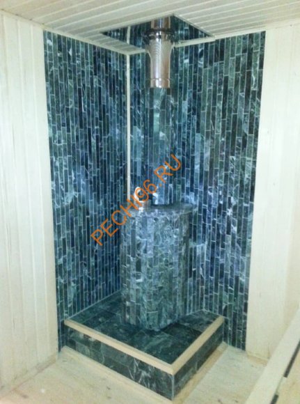 Фасад для банной печи Ферингер Змеевик наборный, м2