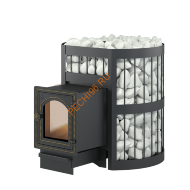 Чугунная печь для бани Везувий Легенда Стандарт 16 ДТ-4С