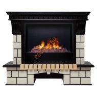 Электрокамин RealFlame Stone 26 AO с Black вставкой + 3D Cassette 630 Электрокамин RealFlame Stone 26 AO с Black вставкой + 3D Cassette 630