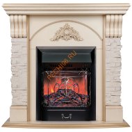 Электрокамин RealFlame Athena WT с очагом Majestic Lux BL Электрокамин RealFlame Athena WT с очагом Majestic Lux BL
