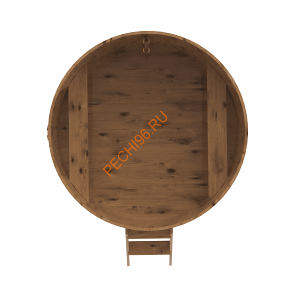 Купель для бани BentWood круглая из дуба Рустик, D1,8 м