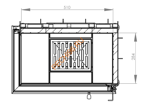 Каминная топка Hitze STMA54X39L/R
