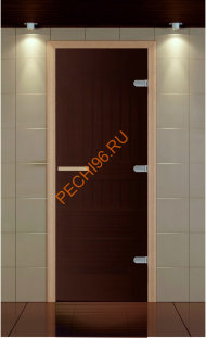 Дверь стеклянная ALDO NEW «бронза матовая» 690*1890 мм коробка бук Дверь стеклянная ALDO NEW «бронза матовая» 690*1890 мм коробка бук