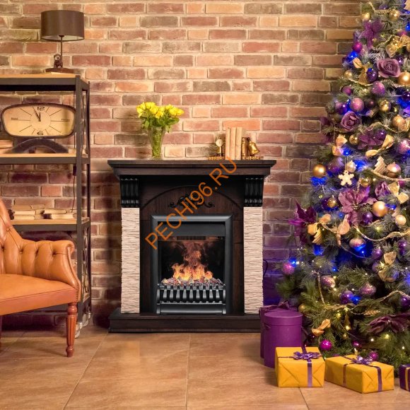 Электрокамин RealFlame Corfino STD/EUG WT/AO с очагом 3D Oregan