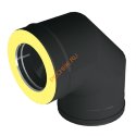 Переходник конус ВУЛКАН VBR термо-моно D120/220 мм, нерж 0.5, черный